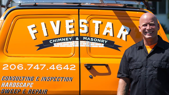 Kenny Martin, owner of Five Star Chimney & Masonry