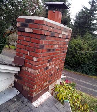 Completed chimney