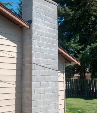 block chimney repair